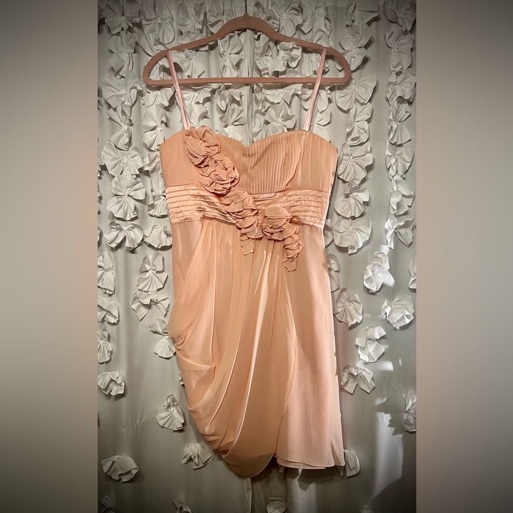 BCBGMaxazaria, Size 6 Pink Silk dress